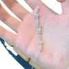 Pulsera de estrella brillante de plata de ley s999 para mujer, lujo ligero, nicho, alta gama, versátil, regalo de cumpleaños para novia, Día de San Valentín