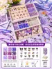 Materiais Criativos para Joias DIY com Contas, Pulseiras de Contas Infantis, Conjunto de Caixa de Presente Recompensa DIY Feito à Mão para Jardim de Infância