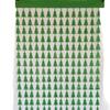 Cortina de Puerta de Papel Estampada con Árbol de Navidad y Estrellas, Cortina de Seda de Lluvia, Decoración de Fondo para Celebración Navideña, Suministros para Decoración de Fiesta