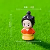 Figuras de Personajes No Jugadores (PNJs) para Paisajes en Miniatura Estilo Antiguo, Adornos de Nicho Lindos y de Alta Gama, Decoraciones para el Hogar, Pequeños Adornos de Escritorio