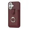 Para Apple 16 Funda de Tarjeta con Anillo Funda de Teléfono 16Pro Estuche para Tarjetas de Negocio 15 Funda Resistente a Caídas en stock