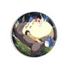 Totoro Miyazaki Anime Baqi Insignia de hojalata bidimensional Colgante