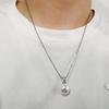 Collar de Perlas de Cristal Blanco Australiano Yingrun con Cierre Universal, Cadena Brillante para Suéter de Lujo Discreto para Mujer, Adecuado para Todas las Estaciones