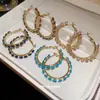 Nuevos aretes redondos de circonita súper brillantes con pasador de plata estilo coreano, diseño de nicho de lujo ligero, aretes de moda para el día a día para mujer
