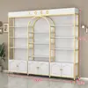Prateleira de Cosméticos Display Rack Multicamadas Gabinete de Exibição de Produtos para Salão de Beleza Skincare Salão de Unhas Barbearia Gabinete de Exibição