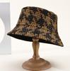 Chapéu de Pescador Estilo Retrô com Estampa de Leopardo para Mulheres no Outono Viagem Chapéu de Bacia Quente para Cobrir o Rosto Chapéu Plano para Mulheres Versátil Chapéu Bucket