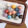 Pulsera Vintage Ins Hecha a Mano con Colgante de Cuentas Pulsera de Madera Material Accesorios con Cuentas Pulsera Colgante Joyería Portátil Antiperdida