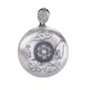 Collar con colgante de plata pura 999 con hebilla de seguridad, mantra de seis palabras, Paramita, Sutra del Corazón, para hombre y mujer, joyería pura, regalo