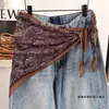 Pañuelo de cintura estilo étnico de anacardo, Accesorio versátil de alta gama, Sensación de venta al por mayor, Pañuelo triangular, Pañuelo de seda, Cinturón para mujer, Pañuelo de cintura