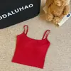 Nueva camisola dulce y sexy de algodón puro ajustada con espalda bonita, top blanco de verano para mujer para llevar solo o debajo con copas en el pecho