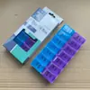Caja de medicamentos de una semana de doble fila más vendida caja de medicamentos de una semana de doble fila caja de medicamentos de una semana para la mañana y la noche caja de medicamentos de 14 compartimentos