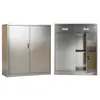 Gabinete de archivo de acero inoxidable 304, engrosado, impermeable y resistente a la corrosión, con cerradura y cajones, adecuado para uso en oficina