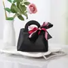 Bolsa de doces de casamento em couro caixa de doces de casamento estilo INS da Coreia do Sul bolsa de doces de casamento caixa vazia bolsa tudo-em-um portátil para casamento