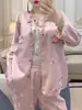 Nueva Chaqueta Bordada de Acetato Estilo Chino 2026 Otoño Nuevo Modelo Elegante Nicho Estilo Nacional Ligero Cárdigan Holgado Adelgazante
