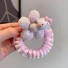 Diadema de Gato a Cuadros de Encaje Color Caramelo para Todo el Cuerpo, Cuerda para Cola de Caballo Estilo Dulce y Lindo para Niña, Accesorio para el Cabello al por Mayor