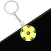 Llavero con pintura metálica para reunión deportiva, accesorio para coche, pequeños regalos deportivos, venta al por mayor, llavero con colgante para bolso de fútbol de la Copa del Mundo