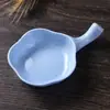 Plato para Condimentos de Paja de Trigo con Asa, Plato Pequeño para Guarniciones, Salsa de Soja, Vinagre, Sal de Cocina, Plato para Condimentos, Plato para Aceite, Plato para Salsas para Untar, Plato para Snacks