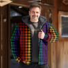 Ropa de Algodón de Invierno 2024 Más Terciopelo Chaquetas para Hombre Cálidas Retro con Capucha Textura Algodón Moderno Casual Comercio Exterior Transfronterizo