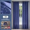 Cortinas de Comércio Exterior, Cortinas Blackout Total, Produtos Acabados para Quarto, Varanda, Sala de Estar, Tecido Blackout com Taxa de Blackout de 99%, Cortinas Blackout para Exportação