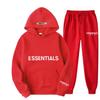 Fearofgod Conjunto de Moletom Essentials Multilinha Novo Sudadora com Forro de Lã Unissex W Estilo Tendência