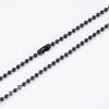 Cadena de Cuentas Negras DIY al por Mayor del Fabricante Cadena Versátil para Suéter Cadena Accesorio Collar Corto Unisex Cadena Única Joyería para Mujer al por Mayor