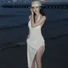 Bikini de Alta Gama Estilo Francés Puro Deseo Espalda Descubierta Sexy Abertura Alta Vestido Largo para Vacaciones en la Playa Traje de Baño para Mujer