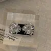 Pendientes de Cristal de Fuegos Artificiales de Color Té de Gama Alta para Mujer, Únicos y Elegantes, Pendientes de Moda para el Trabajo