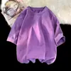 Alta Cantidad, Excelente Calidad, Tiktok, Dewu, Kuaishou, Camiseta Lisa de Manga Corta Lavada de Alta Calidad 230g