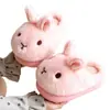Pantuflas de Algodón para Niños Conejito de Invierno, Cálidas y Forradas de Felpa, para Niños y Niñas, Pantuflas Caseras Lindas y Acogedoras para Padres e Hijos