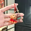 Chaveiro de Cachorro de Desenho Animado Pingente de Bolsa Ursinho de Pelúcia de Desenho Animado Pingente de Carro de Trabalho Presente Criativo para Eventos Atacado