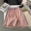 Pantalones globo de pierna ancha de algodón lavado retro japonés para mujer, verano, delgados, holgados, adelgazantes, perezosos, combinables, casuales, tipo harem