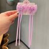 Acessório de cabelo para crianças estilo antigo hanfu Super fada menina traje antigo acessórios de cabelo franja fita grampo de cabelo estilo chinês grampo de cabelo para menina pequena