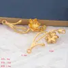 Tide nacional esmalte loto doble koi ruyi colgante loto bambú medio pulsera collar diy accesorios dorados