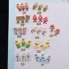 Pequeno Tecido da Sorte Desenho Animado Mini Outono e Inverno Ano Novo DIY Acessórios de Resina Arte de Unha Joias Estilo Popular