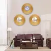 Reloj decorativo nuevo transfronterizo reloj de pared retro reloj de pared antiguo reloj de pared decorativo para sala de estar estilo europeo reloj de pared espejo decorativo al por mayor