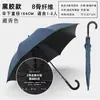 Guarda-chuva Grande de 8 Ossos 280t para Negócios com Cabo Longo para Homens, Guarda-chuva de Golfe com Haste Reta, Guarda-chuva de Brinde Promocional, Atacado em Estoque com Impressão de Logo