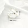 Hebilla creativa de moda para bufanda con perla y cristal galvanizado, hebilla cruzada hueca multiusos para chal, bufanda cuadrada hebilla para anudar bufanda