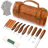 Comercio Exterior Amazon Más Vendido Exportación Europea y Americana Juego de Cuchillos de Talla para Carpintería Cuchillo de Talla de Madera de Durazno Hecho a Mano de Lujo Juego Completo
