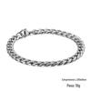 Pulseira Street Hip Hop Estilo Coreano Simples de Aço Inoxidável Nova Moda Dominadora Aço Titânio Pulseira Joias da Moda para Homens e Mulheres
