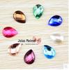 Especial 13*18mm formato gota vidro plano Diamante joias feitas à mão diy acessórios de cabelo atacado 1 preço