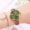 Reloj GEDI para mujer con banda de acero y esfera grande, moderno, impermeable, simple, para estudiante, directo de fábrica