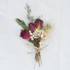 Mini ramo de flores secas, decoración de tarjetas, material de bricolaje, accesorios de fotografía, caja de regalo, pequeño ramo, regalo de mano, ramillete
