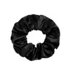 Diadema de Tela de Satén Nueva Transfronteriza Flor de Tela de Color Sólido Cuerda para Cola de Caballo Banda Elástica Accesorios para el Cabello Fabricante Mayorista