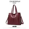 Bolso Nuevo de Cuero Suave para Mujer Bolso de Mano de Gran Capacidad para Mujer Bolso de Mujer Bolso Cruzado Bolso Tote de Moda Bolso para Madre de Mujer