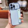 Funda para teléfono Samsung A15 con diseño de ola y ventana grande, doble amor galvanizado S24 para A55, pulsera, funda protectora anticaídas A14