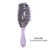 Peine de Malla Hueca Macaron de Venta Caliente Transfronterizo Soporte de Peine de Cojín de Aire Peine Masajeador para Cuero Cabelludo Peine Esponjoso para Cabello Rizado