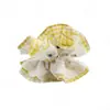 Goma para el pelo de lunares florales estilo francés, Diadema de lunares de alta gama de doble capa simple a cuadros estilo coreano para coleta