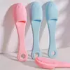 Cepillo Nasal de Silicona Manual, Cepillo de Limpieza Nasal, Cepillo para Acné en las Alas Nasales, Cepillo Facial de Silicona, Cepillo de Dientes para Mascotas, Herramienta de Belleza