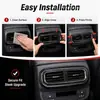 Adecuado para la modificación del modelo Honda 24 Pilot Decoración de la rejilla de ventilación trasera Pegatina de purpurina para la rejilla de aire acondicionado