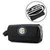 Estuche para Lápices Barcelona Messi Juventus Ronaldo Tela Oxford Doble ac Milan Chelsea Tottenham Real Madrid Bolsa de Almacenamiento para Papelería